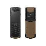 Black Steel Calfskin Khaki Brown