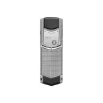 Signature S+ Clous De Paris Phone – Pure Silver