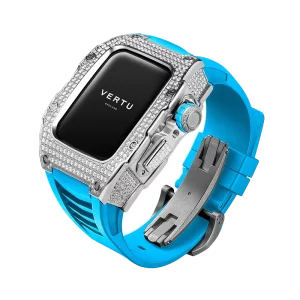 ساعت هوشمند متاواچ ورتو مدل H1 Full Diamond – Blue Strap