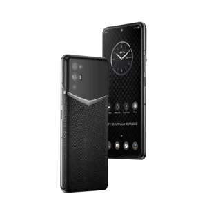 گوشی موبایل آی ورتو رنگ مشکی مدل  IVERTU LIZARD SKIN 5G PHONE – ONYX BLACK