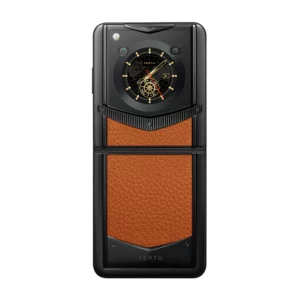 گوشی ورتو آیرون فلیپ چرم نارنجی 512 گیگ رجیستر شده VERTU® IRONFLIP DAWNING ORANGE CALFSKIN