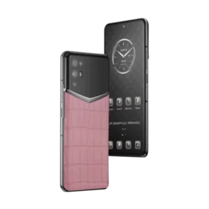 IVERTU ALLIGATOR SKIN 5G PHONE – SAKURA PINK