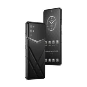 IVERTU X QUITING CALFSKIN 5G PHONE -BLACK