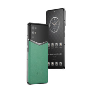 گوشی آی ورتو چرم  رنگ سبز امپراتوری اورجینال اصلی رجیستر شده اکبند IVERTU CALFSKIN 5G PHONE – IMPERIAL GREEN