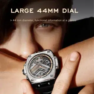ساعت گرند طلای سفارشی فیبر کربن GRAND WATCH-Bespoke Gold – Bespoke Gold – Grizzly-Red Devil Carbon Fiber