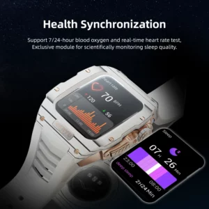 ساعت هوشمند متاواچ بلک دایموند بند نارنجی Metawatch Black Diamond Smartwatch – Orange Strap