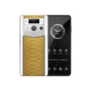 گوشی متاورتو ۲ مکس مدل پوست ماری طلایی Metavertu 2 Max Serpent Golden