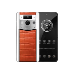 گوشی متاورتو ۲ مکس مدل چرم کروکدیل نارنجی Metavertu 2 Max Alligator Skin – Orange