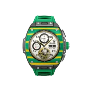 ساعت ورتو گرند فیبر کربن زرد و سبز Vertu Grand Watch – Yellow And Green Carbon Fiber