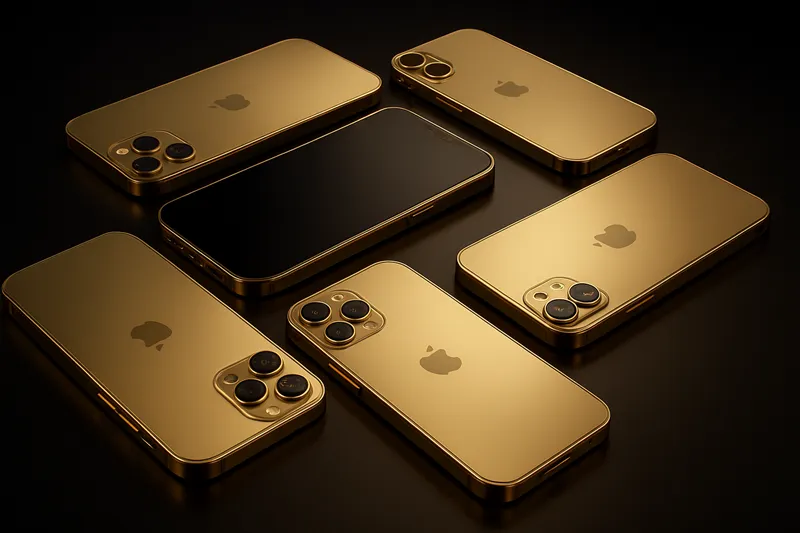 مدل های آیفون گلد دیزاین