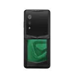 Quantum Flip Agate – Emerald green Gold Iron Black