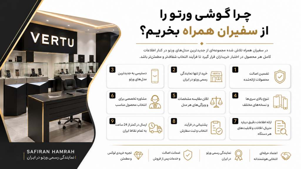 خرید گوشی ورتو از سفیران همراه