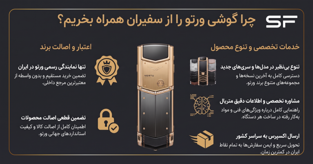خرید گوشی ورتو از سفیران همراه