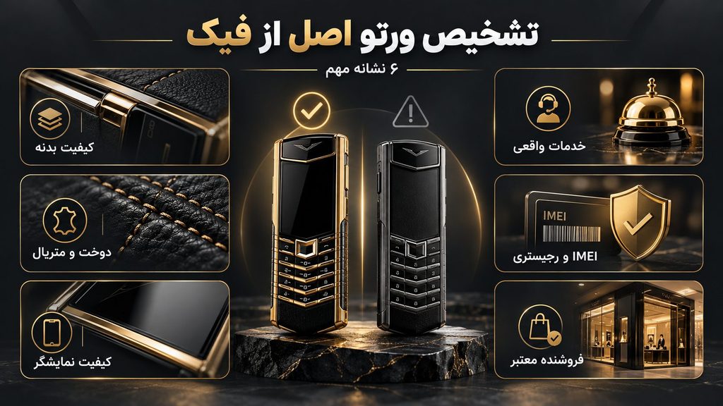 تشخیص ورتو اصل از فیک چگونه است؟